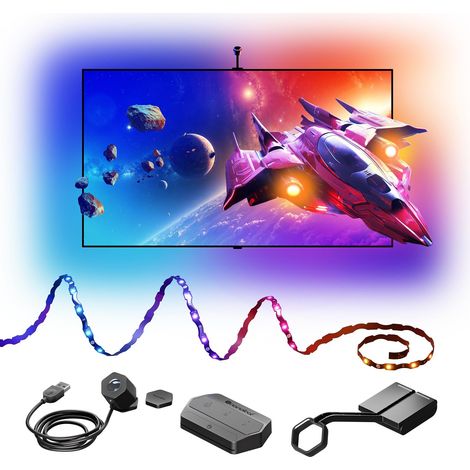 Ruban LED intérieur Nanoleaf 4d v2 multicolore 400 cm