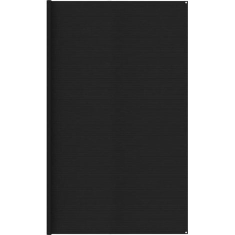 Tapis de tente Terrasse Salon Cuisine - Tapis de jardin 400x600 cm Noir BV475402 - BonneVie (1/5)