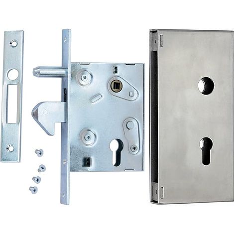 Hook Lock with Lock Box F-60 for Sliding Door with Guide Chuck (1/2)