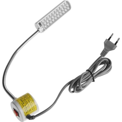 Lampe LED magnétique ajustable pour machine à coudre, 110V-250V, pièce détachée (1) (1/5)