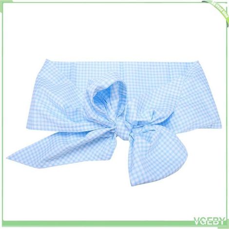 Fafeicy Enveloppement d’emmaillotage Couverture D'emmaillotage En Coton Pour Bébé Accessoire De linge cuisine Grille bleu clair