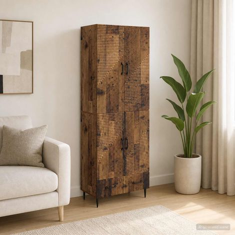 vidaXL Schrankset 2 pcs 66 x 34,5 x 95 cm Holzwerkstoff (1/5)