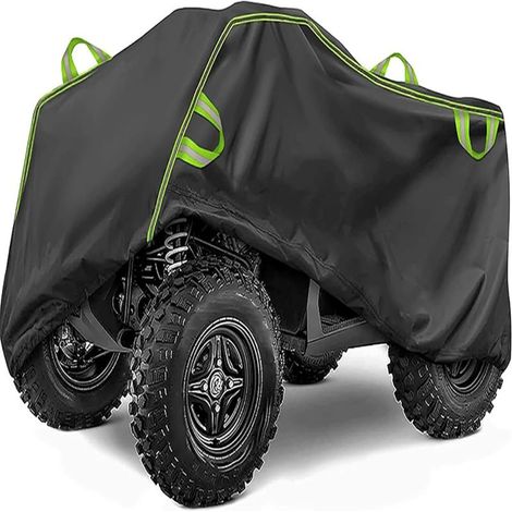 Housse robuste pour quad Grizzly 700 EPS 2007–2025, protection extérieure toutes saisons pour quad, garage pour quad avec ourlet élastique et sangles (1/5)