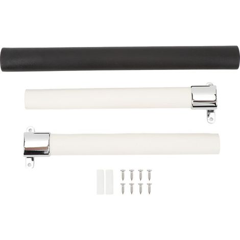 Poignée de porte moustiquaire pour camping-car, longueur réglable, en matériau ABS, longueur de 21,5 pouces à 32 pouces, convient aux camping-cars et aux caravanes, noire. (1/5)
