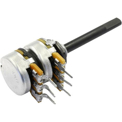 OMEG PC2G16BU CEP F22 F:35 B10K Potentiomètre rotatif stéréo 0.12 W 10 kΩ 1 pc(s) D033051 (1/3)