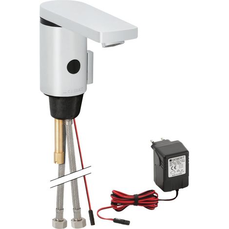 Geberit 116156211 Type 186 Robinet de lavabo, alimentation secteur (1/3)