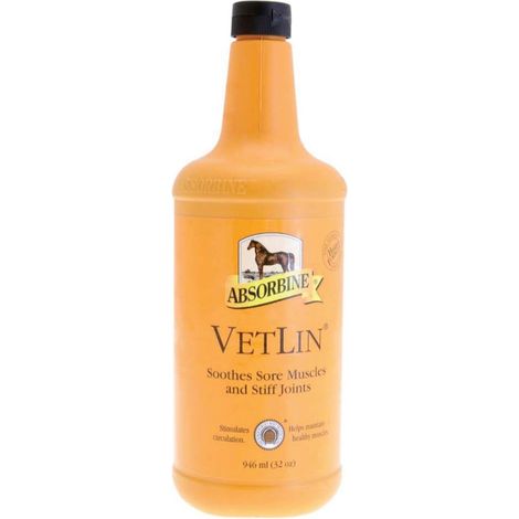Vet lin Miscela di erbe naturali e oli per cavallo lenitivo dolori muscolari e articolari Absorbine 475 ml