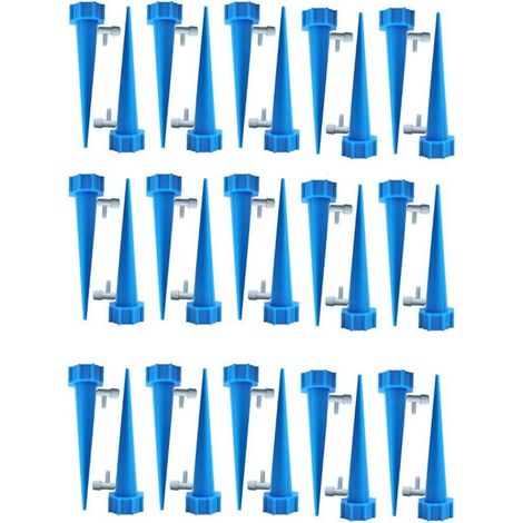 30 PCS Goutte à Goutte Boîteille, Irrigation Goutte à Goutte Boîteille, Arroseur Automatique Plantes, Arrosage Goutte a Goutte, avec Vannes de Régulation, pour Jardin Maison Intérieur Extérieur-Fei Yu (1/4)