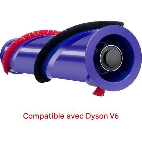 Rouleau Brosse Motorisée pour Aspirateur Compatible Dyson V6 V7 V8 V10 V11 – Brosse Principale Direct Drive de Remplacement 1 Pièce, Gris