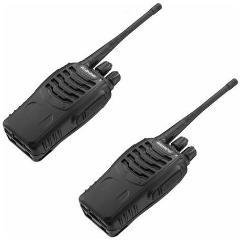 Talkie-walkie bidirectionnel 16 canaux rechargeable PMR 446 longue portée avec 2 écouteurs d'origine.-AquaForge (1/5)