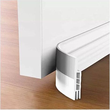 Ulisem 1M White Soundproof Window Seal Draft Stopper, Self-Adhesive PU Foam Dustproof Window Seal Strip, Noise Reduction and Windproof (1/4)