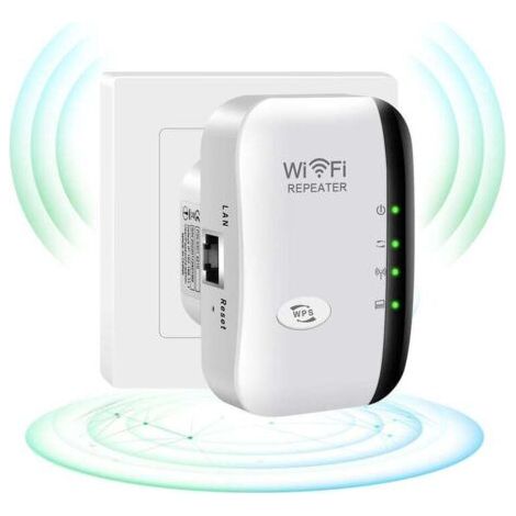 WLAN-Verstärker, 2,4-GHz-WLAN-Verstärker für Zuhause, 300 Mbit/s Super Boost WLAN-Reichweitenverstärker, WLAN-Signalverstärker-Repeater, einfache Einrichtung und große Reichweite, OUYL