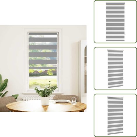 Store 80 x 150 cm Gris - Store À Rouleau - Store Gris - Store Design - Rideau Intérieur - Décoration Intérieure
