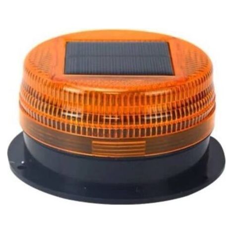 Projecteur solaire magnétique haute performance pour toit, lampe torche pour engins de chantier, feu de stationnement solaire pour une utilisation nocturne, jaune (1/2)