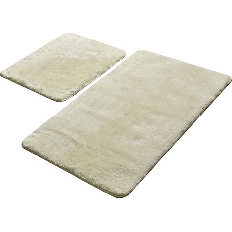 Set de alfombras de baño  (2 piezas) beige