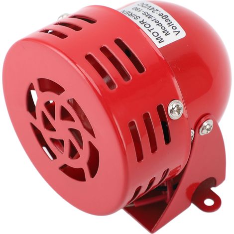 Sirène de klaxon moteur 110 décibels, mini alarme stroboscopique électrique pour usines, écoles, ranchs, maisons, 24 V CC, 77 x 75 mm, 2,50 A. (1/5)