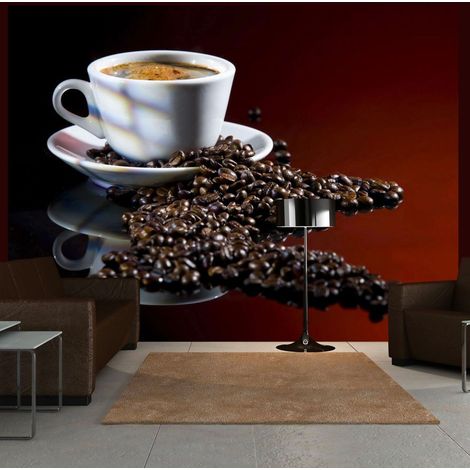 Papier peint café tasse - 300 x 230 cm