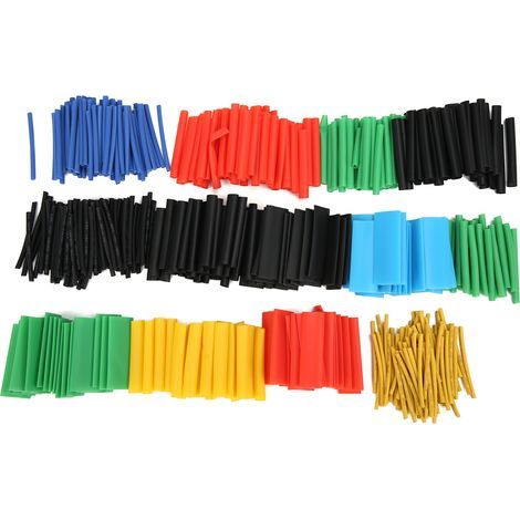 530 pièces thermorétractable Tube isolation Protection manchon couleur rétractable gaine ensemble (1/5)