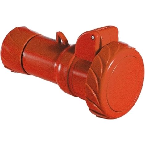Prise 32A BRAND 380-415V IP67 à connexion rapide, 3 pôles et neutre, résistante à l'eau et à la poussière