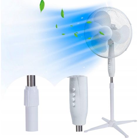Extralink Bryza ventilador blanco 40 cm oscilante