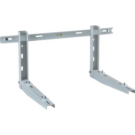 Mc Distribution – Support mural bras 160kg pour climatiseur pré-monté – Acier peint – Dimensions 450x400mm – Barre de 800mm incluse