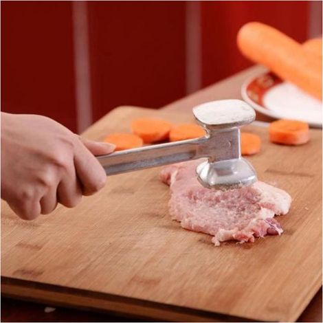 Marteau d\'attendrisseur de viande durable, marteau de viande, maison de cuisine lisse pour poulet de boeuf (1/4)