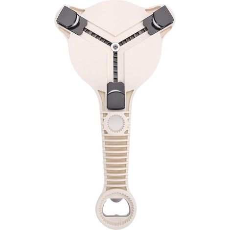 4-in-1-Dosenöffner mit 3 Krallen und verstellbarem, rutschfestem Griff (1/5)