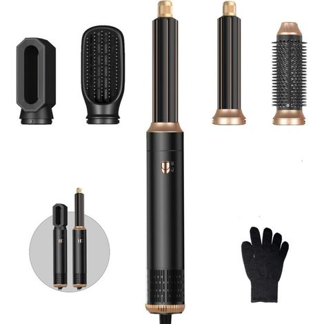 Air Styler 5 In 1 Magic Styler Avec 1000W Seche Cheveux, Brosse Soufflante, Auto Boucleur a Air, pour Sécher, Boucler, Lisser (1/4)