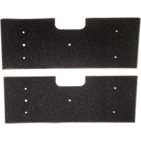 Filter for GE Profile washing machines, filter cotton for WH01X35719, 2-piece filter, washer-dryer combo, washable and reusable lint filter replacement (black). (1/5)