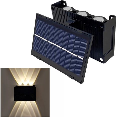 Lampada applique Solare 6 LED Ricaricabile per Interni ed Esterni (1/5)