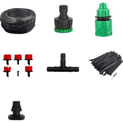 Aspersores de riego por goteo, limpieza automática, compatibilidad con 1/4 de pulgada, S18-5M (1/2)