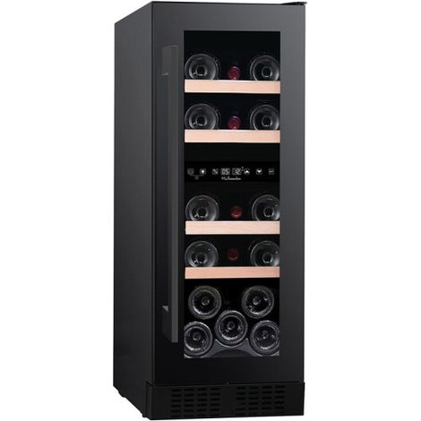 Cave à vin de service 18 bouteilles – Thermoélectrique 54L – 2 zones de température 5-20°C – Verre trempé et protection UV – La Sommeliere (1/5)