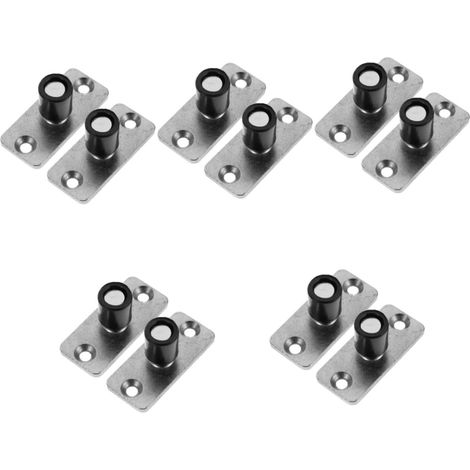 10 pièces guide de sol pour porte coulissante, inox (1/5)