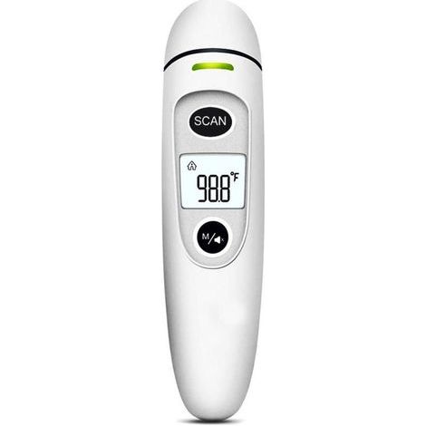 Electronic thermometer, portable thermometer, medical thermometer. Measurement: Ear, Forehead, Object (1/5)