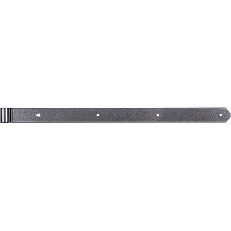 Ladenband DURAVIS® 600 ⌀ 13 mm, gerade, Abschluss abgerundet, Material: Stahl, blau verzinkt, Oberfläche: schwarz-diamant