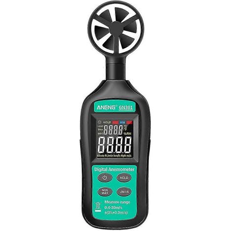 301 Anémomètre (0-30 m/s), anémomètre (-10-45 °C), testeur de température (1/5)