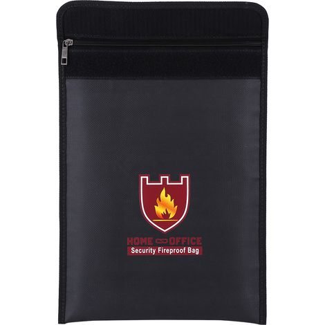 1 sac ignifuge double face étanche au feu et à l'eau pour batterie LiPo, argent, documents (1/5)