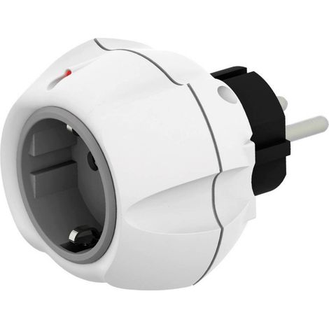 Ehmann 0460x0500 Presa intermedia con protezione da sovratensioni Bianco