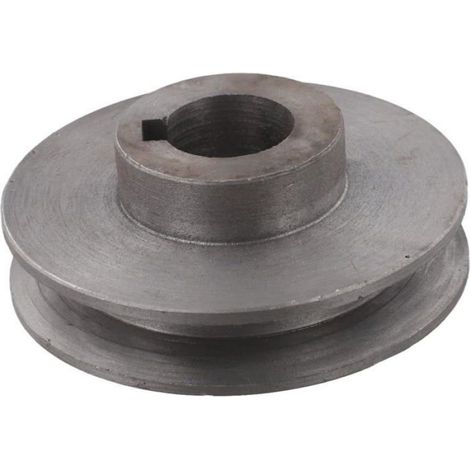 Poulie Trapézoïdale - Type A - Fonte Grise - Pour Moteurs Compresseurs Pompes - 24 x 90 mm - 1 Pièce (1/4)