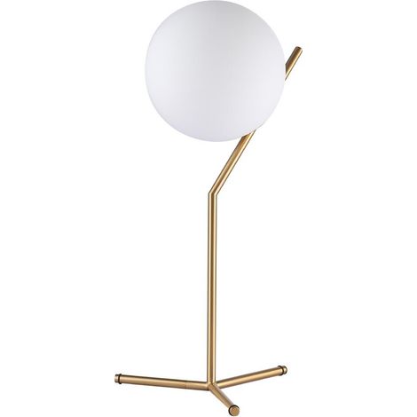 Lámpara De Mesa Bola Cristal "NOLA" - E27 - Ø 16cm