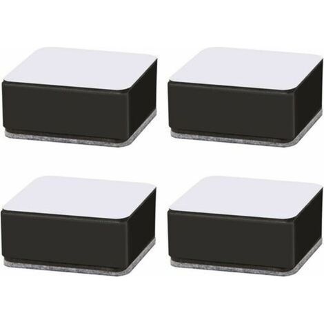 Rehausseurs de Meubles Pieds de Meubles de Lit Table Élévatrice Canapé Lit Riser Rehausseurs de Lit en Acier Carbone Rehausseur de Meuble Adhesif pour Canapé Table Basse Armoire Lit Bureau 4 Pièc (1/5)