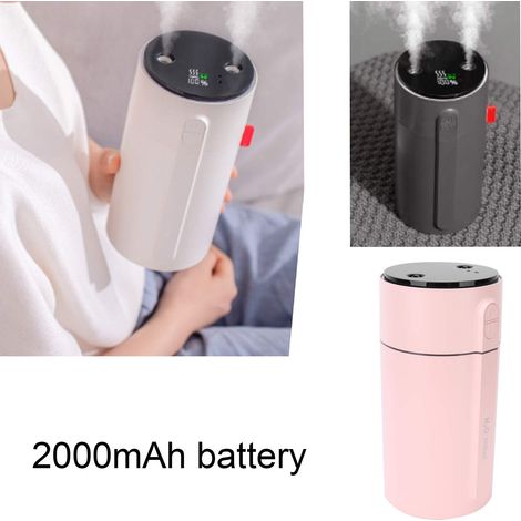 Humidificateur USB - Affichage Intelligent - Double Buse De Pulvérisation - Pour Bureau Et Maison - 1 Pièce (1/5)
