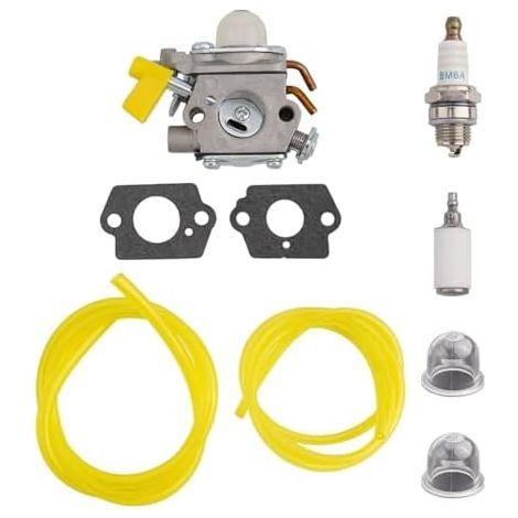 Kit de carburateur pour Homelite RBC30SET RLT30CET RLT26CDS RBC26SES, remplacement 308054003 985624001, compatible avec les pièces débroussailleuse 26cc 30cc - (1/4)