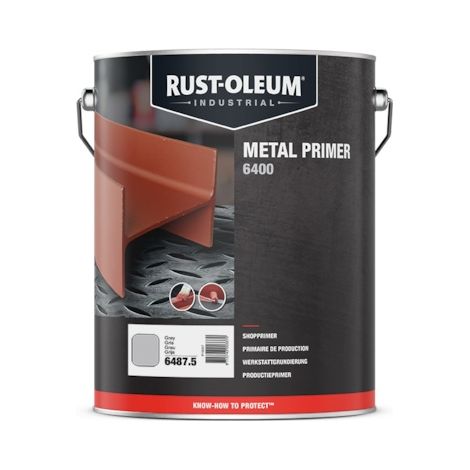 Primaire de production 6400 - 5 L - gris - RUST-OLEUM