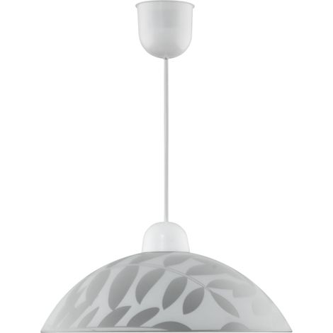 Lampada a sospensione Candellux Letycja bianca Ø30 E27