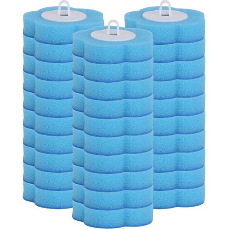 30 têtes de rechange pour brosse WC, têtes de brosse WC jetables, têtes de rechange jetables pour brosse WC (1/5)