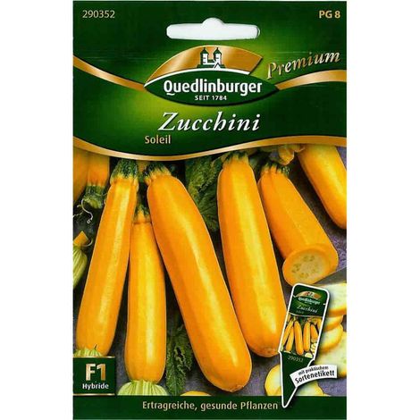 Quedlinburger Zucchini Soleil - Gemüsesamen (1/2)