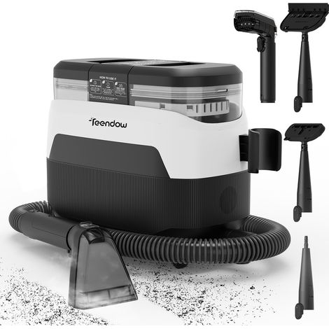 Nettoyeur Vapeur chaude - 1650W - 3 Modes de nettoyage - Réservoir 1,3L - Tuyau 1,5M - Cordon 4M - Multifonctionnel 5 en 1 (1/5)