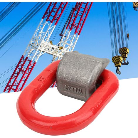 Manille en D forgée en acier allié G80, manille de levage haute résistance (2 t) (1/5)