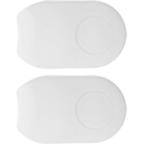 CCYKXAPoids de Rideaux 2pcs pour Stores et Volets Roulants et Design Élégant Résistance au Vent en Plastique Blanc pour Usage Extérieur et Intérieur (1/5)